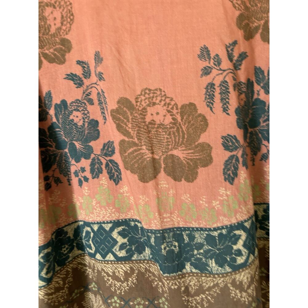 Free People Shirt XS Button Up Multicolor Blouse Top Boho - Picture 9 of 13